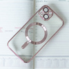 Nakładka Color Chrome Mag do iPhone 16 6,1" różowo-złota