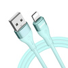 BWOO kabel X280L Minimalist Silicone 3A USB-A do Lightning zielony