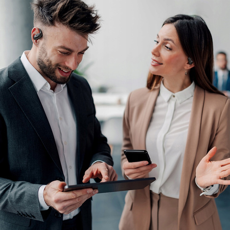 MCDODO SŁUCHAWKI BEZPRZEWODOWE DOUSZNE BLUETOOTH 5.4 Z MIKROFONEM ETUI CLIP