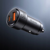 MCDODO SZYBKA ŁADOWARKA SAMOCHODOWA DO TELEFONU LAPTOPA 2X USB-C USB-A 60W