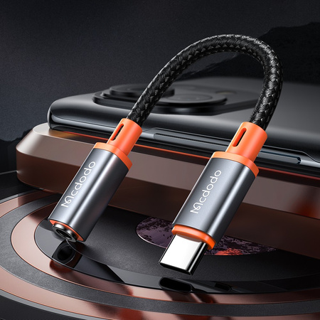 MCDODO ADAPTER USB-C MINI JACK 3,5MM PRZEJŚCIÓWKA KABEL AUX DO SAMSUNG DAC
