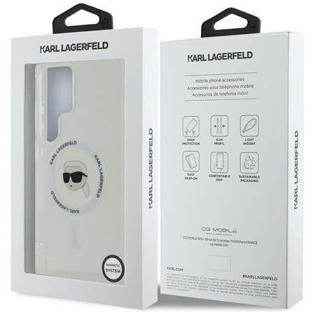 KARL LAGERFELD ETUI KARL HEAD DO MAGSAFE DO SAMSUNG GALAXY S25 ULTRA Z LOGO
