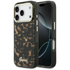 Etui Guess IML Script Metal MagSafe do   iPhone 17 Pro Max tortoise