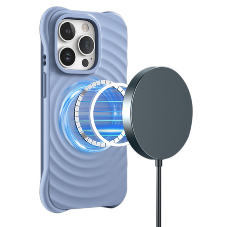 Nakładka Circle Mag do iPhone 14 Pro 6,1" niebieska