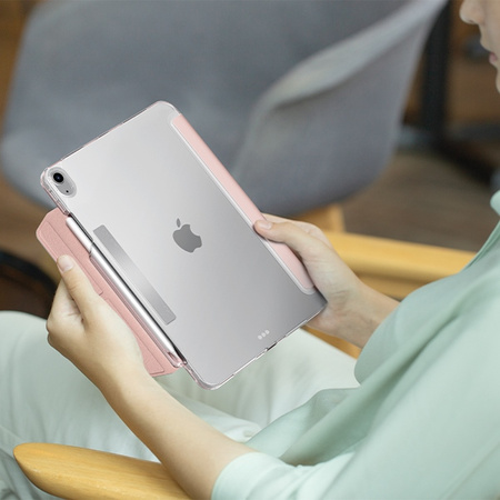 UNIQ etui Camden Click iPad Air 13      (2024/2025) różowy/blush pink