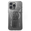 Skinarma etui Helio iPhone 16 Pro 6.3 Magnetic Charging + Grip Stand titanium