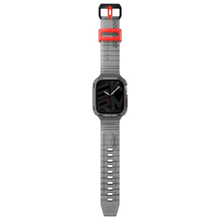 Skinarma pasek+etui Saido 2in1 Apple     Watch 45/44mm dymny/smoke
