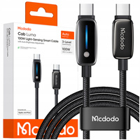 MCDODO ŁADOWARKA KABEL USB-C SZYBKIE ŁADOWANIE DO IPHONE USB TYP C 1M 100W
