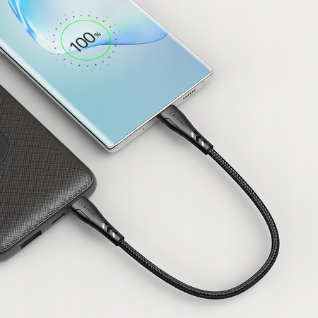 MCDODO KRÓTKI KABEL ANDROID AUTO USB-C USB-C SZYBKIE ŁADOWANIE USB TYP C