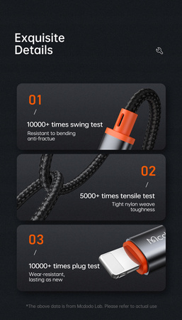 Mcdodo phone adapter, for iPhone, USB-C, silver