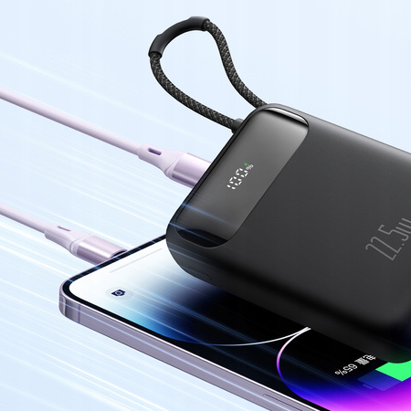 MCDODO POWERBANK 20000 mAh MIT USB-DISPLAY USB-C 22,5 W + LIGHTNING-KABEL