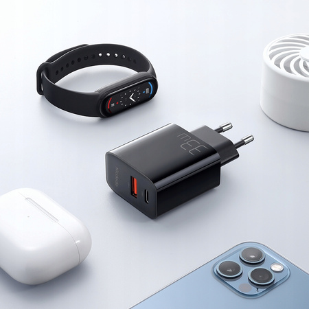 Încãrcãtor de telefon Mcdodo, rapid, USB, USB-C, 33W, cablu inclus, 60W, negru