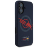 Etui Red Bull HC Silicone ORBR20 Logo Red Lining do iPhone 16 MagSafe granatowy