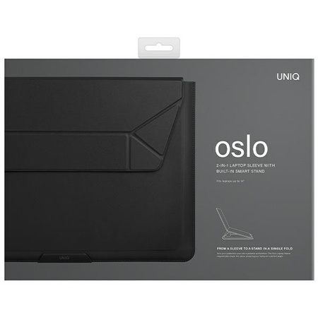 UNIQ etui Oslo laptop Sleeve 14czarny/black