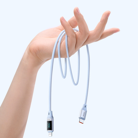 Cablu telefon Mcdodo DIGITAL PRO USB-C Lightning 36W 1,2 m roz