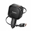 MCDODO SZYBKA ŁADOWARKA SAMOCHODOWA 3X USB USB-C 93W LED KABEL ZWIJANY 1M