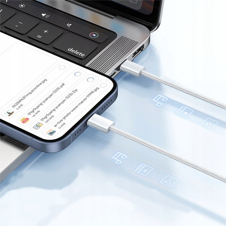 MCDODO Ladekabel USB-C Schnellladekabel USB Typ C für iPhone 15 1 m