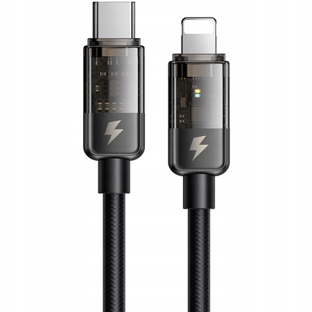 MCDODO KABEL USB-C LIGHTNING SZYBKIEGO ŁADOWANIA 36W DO IPHONE 13 14 1M LED