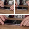 WOZINSKY SZKŁO HARTOWANE FULL GLUE DO MOTOROLA MOTO G71 5G Z RAMKĄ NA EKRAN