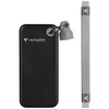 Dysk Zewnętrzny Verbatim Pocket SSD 2TB  - brelok do kluczy z kablem USB-C 3.2 gen.2 czarno-szary/black-grey 32194