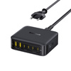 Baseus EnerFill FH21 ladowarka sieciowa 4 x usb-c 2 x usb-a 120W czarna