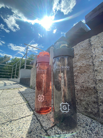 Sticlã sport Mcdodo, sticlã de apã, fãrã BPA, 1L, neagrã