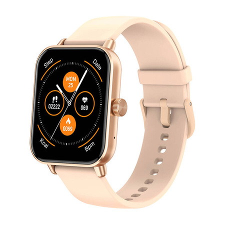 COLMI SMARTWATCH P81 DO ANDROID IOS AKTYWNOŚCI PULSOMETR ZŁOTY EKRAN