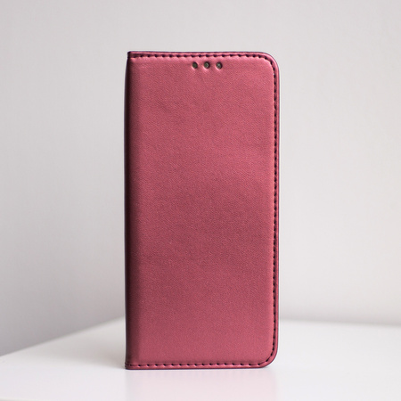 Etui Smart Magnetic do Xiaomi Redmi 14C 4G/ 14C 5G / Redmi A4 / POCO C75 burgundowe
