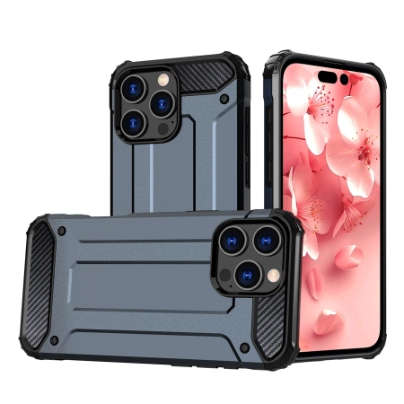 HURTEL ETUI HYBRID ARMOR DO IPHONE 16 PRO OCHRONA ANTYWSTRZĄSOWA NA TELEFON