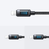 MCDODO KABEL USB-A LIGHTNING SZYBKIE ŁADOWANIE DO APPLE IPHONE 12W 1M LED