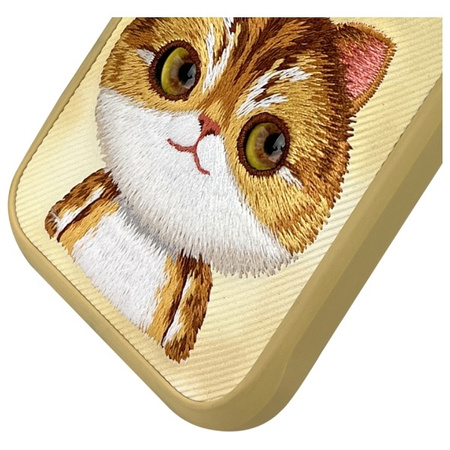 NIMMY ETUI CASE DO IPHONE 16 PRO 6.3 BIG EYED PET 2.0 CAT STYLOWE Z OCHRONĄ