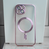 Nakładka Color Chrome Mag do iPhone 16e / 17e różowo-złota