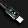 MCDODO KABEL USB-C SPIRALNY SPRĘŻYNOWY SZYBKIE ŁADOWANIE USB TYP C LED 2M
