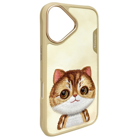 NIMMY ETUI CASE DO IPHONE 16 6.1 BIG EYED PET CAT OCHRONNE ANTYPOWIERNIOWE