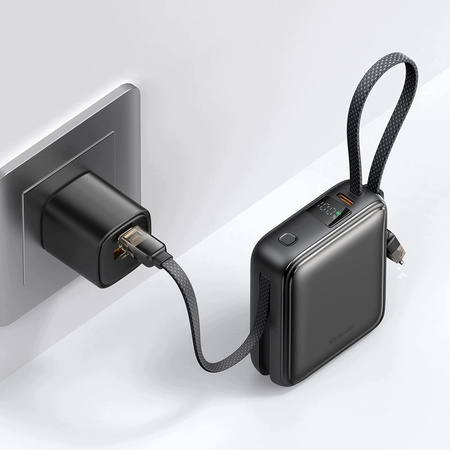 MCDODO POWERBANK 10000MAH Z WBUDOWANYMI KABLAMI 3 X USB-C LIGHTNING 22,5W