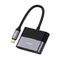 Mcdodo Rocky Series adapter USB-C do 2x HDMI 4K 60Hz