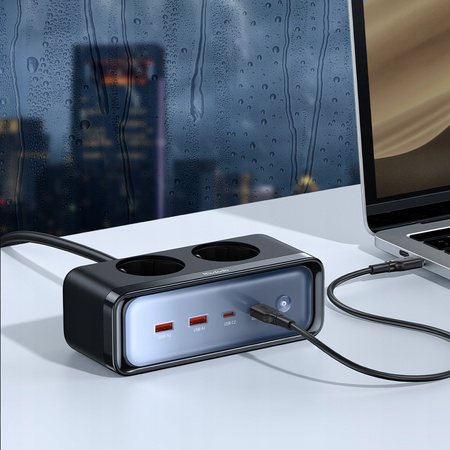 MCDODO ŁADOWARKA SIECIOWA LISTWA ZASILAJĄCA GAN 2xUSB 2xUSB-C 2xAC 70W