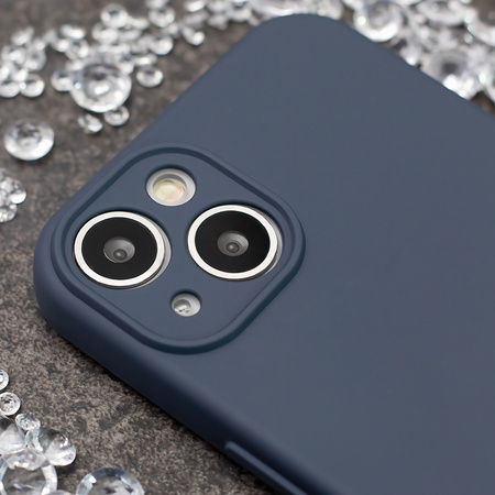 Nakładka Silicon do Motorola Moto G67 5G / G77 5G ciemnoniebieska