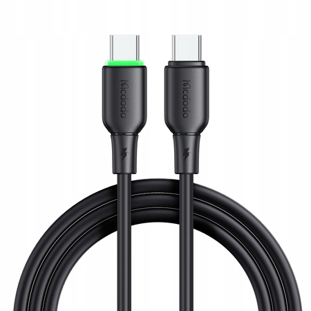 MCDODO KABEL USB-C SZYBKIE ŁADOWANIE DO SAMSUNG APPLE USB TYP C 65W 1M LED