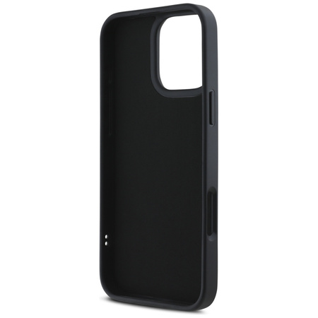 KARL LAGERFELD CASE POKROWIEC 3D DO IPHONE 16 PRO RUBBER ELONGATED GLITTER