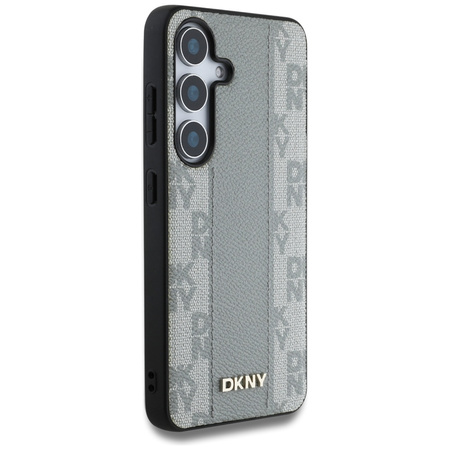 DKNY CASE DO MAGSAFE DO SAMSUNG GALAXY S25 SKÓRZANE ETUI WZÓR CHECKERED