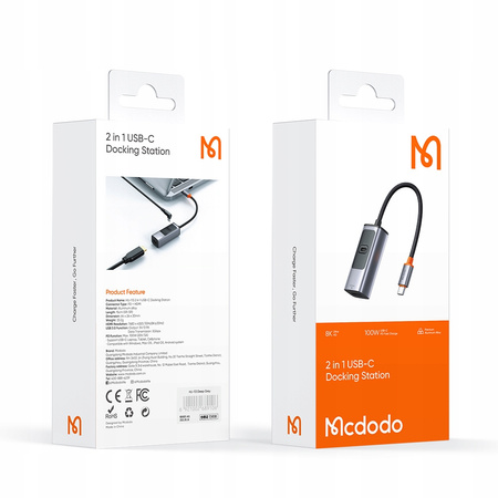 Cablu adaptor MCDODO, USB-C, HDMI, HDR, eARC, 4K, 120Hz, 8K, 60Hz