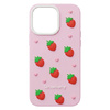 Nakładka Strawberry do iPhone 12 / 12 Pro 6,1" różowa