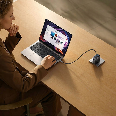 MCDODO SZYBKA ŁADOWARKA SIECIOWA ZASILACZ KOSTKA 3X USB-C USB-A GAN 70W
