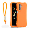 Nakładka SafePop ze smyczą do Samsung Galaxy A17 4G / A17 5G / A26 5G pomarańczowa