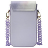 Nimmy Zestaw 3w1 torebka na telefon +    portfel + etui na lokalizator fioletowy/purple Big Eyed Pet 2.0 Rabbit