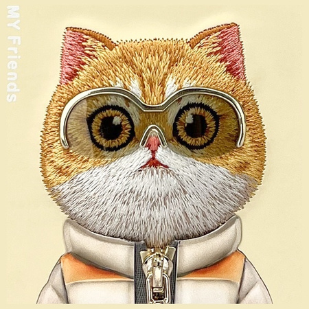 NIMMY ETUI DO IPHONE 16 PRO 6.3 COOL CUTE CAT DESIGN Z OCHRONĄ PRZED ZADARĆ