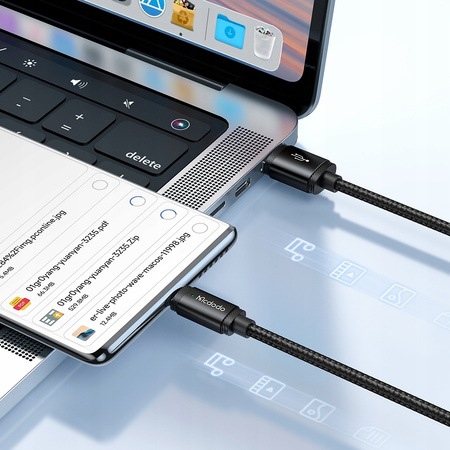 Cablu USB-C MCDODO cu încãrcare rapidã pentru Samsung Xiaomi Type C, 6A, 120W, 2M LED