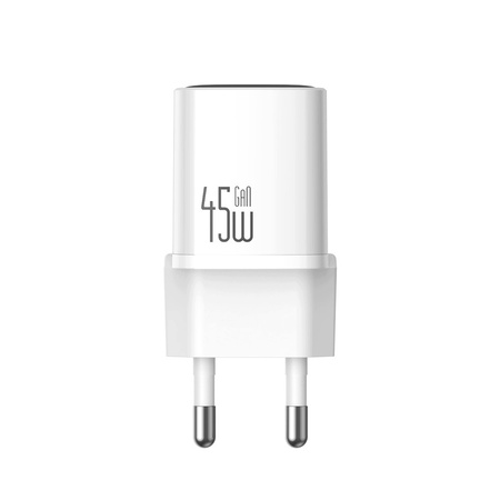 MCDODO SZYBKA ŁADOWARKA DO TELEFONU USB-C 45W GAN KABEL 1M TYP C BIAŁA