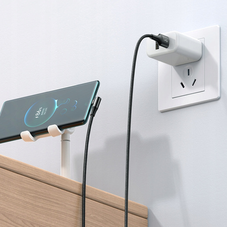 Mcdodo abgewinkeltes Schnellladekabel für Mobiltelefone, USB-C, 6 A, 1,2 m